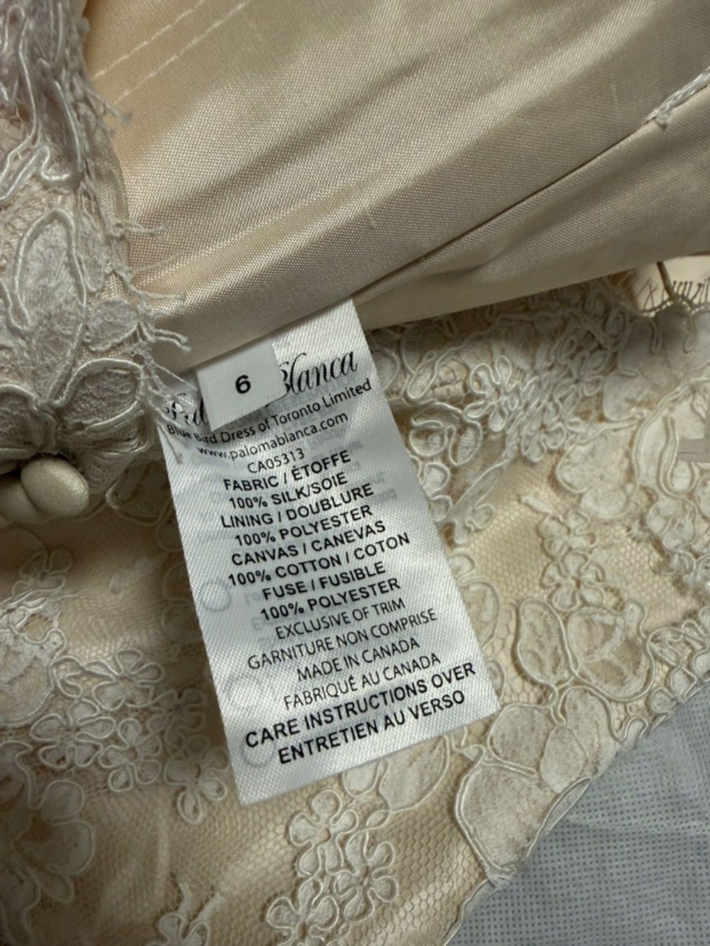 NWT sample sale wedding gown - Picture 7 of 7